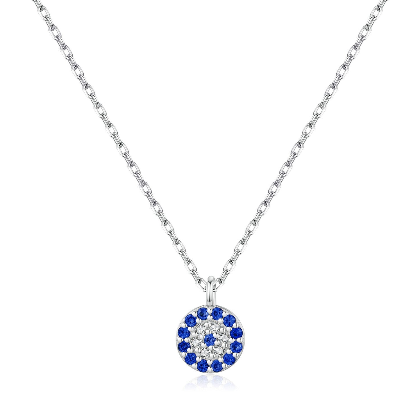 S925 silver evil eye necklace